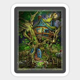 ENCHANTED TREEHOUSE Sticker